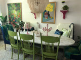 Peek Inside a Designer’s Eclectic Dining Room and Powder Room (2 photos)